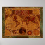 1780 Carington Bowles Old World Map Art & border Poster
