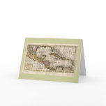1790 Map of The West Indies by Dilly and Robinson Greeting Card