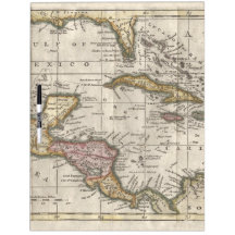 1790 Map of The West Indies by Dilly and Robinson Dry-Erase Whiteboard