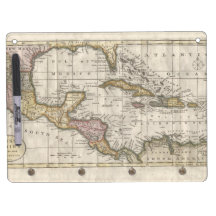 1790 Map of The West Indies by Dilly and Robinson Dry-Erase Board