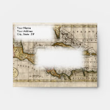 1790 Map of The West Indies by Dilly and Robinson Envelopes