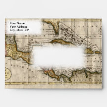 1790 Map of The West Indies by Dilly and Robinson Envelopes