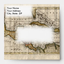 1790 Map of The West Indies by Dilly and Robinson Envelope