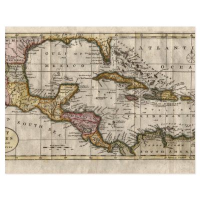 1790 Map of The West Indies by Dilly and Robinson Personalized Flyer by ZephyrusBooks