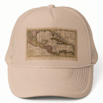 1790 Map of The West Indies by Dilly and Robinson Mesh Hat