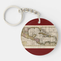 1790 Map of The West Indies by Dilly and Robinson Acrylic Keychains