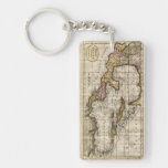 1790 Map of The West Indies by Dilly and Robinson Acrylic Keychain