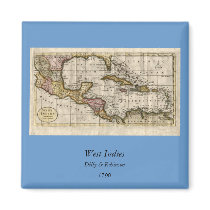 1790 Map of The West Indies by Dilly and Robinson magnets by ZephyrusBooks 1790 Map of The West Indies by Dilly and Robinson magnets