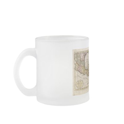 1790 Map of The West Indies by Dilly and Robinson Mug by ZephyrusBooks