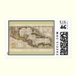 1790 Map of The West Indies by Dilly and Robinson stamps