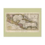 1790 Map of The West Indies by Dilly and Robinson Postcards