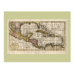 1790 Map of The West Indies by Dilly and Robinson Postcards