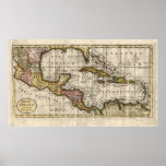 1790 Map of The West Indies by Dilly and Robinson Print