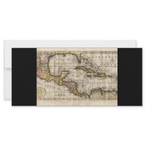 1790 Map of The West Indies by Dilly and Robinson Rack Card Template