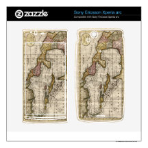 1790 Map of The West Indies by Dilly and Robinson Xperia Arc Skins