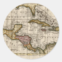 1790 Map of The West Indies by Dilly and Robinson Stickers