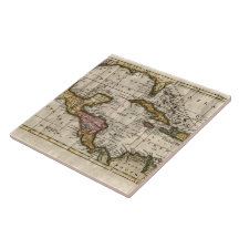1790 Map of The West Indies by Dilly and Robinson Ceramic Tile