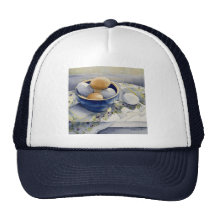 1791 Eggs in Blue Bowl Mesh Hats