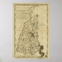 1794 Map of New Hampshire Posters