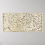 1795 Map of Kentucky Poster