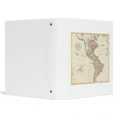 1796 Mannert Map of North and South America Binder by wallarts