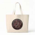 1797 British "cartwheel" penny tote bag