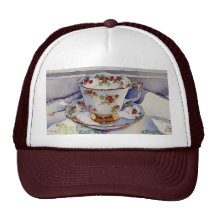 1799 Teacup on Linen Mesh Hats