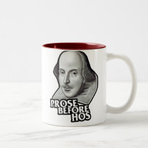 $17.95 Prose Before Hos Two Toned Coffee Mug mugs