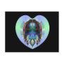 17 Heart Post Card