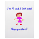 17  I'm 17 and I look cute! Customized Letterhead