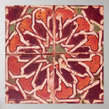 17:Isnik Tile, 16th century Poster