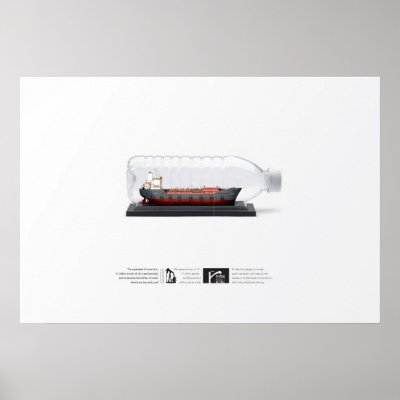 17 Million Barrels - Think Outside the Bottle Poster by corpaccountability