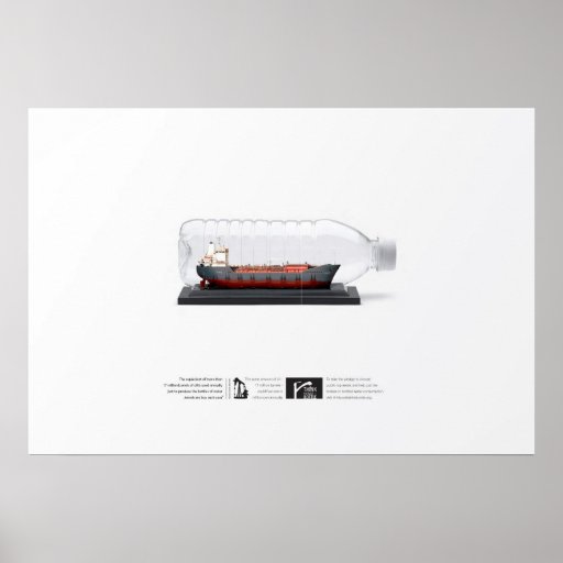 17 Million Barrels - Think Outside the Bottle Poster