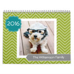17 Photo Personalized and Colorful Patterns 2016 Calendar