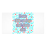 17 Red Dots Old Customized Photo Card