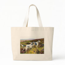 17c Two English Setters in Field bags by VintagePets 17c Two English Setters in Field bags