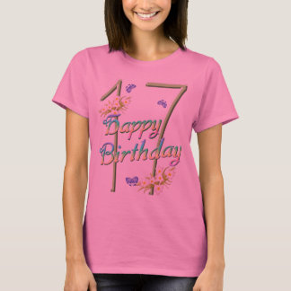 happy 17th birthday shirt