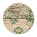17th Century European Map magnets