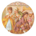 1800s CHRISTMAS STICKERS FOR SCRAPBOOKS & GIFTS