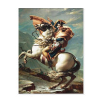 1801 Napoleon Crossing the Alps, Jacques-Louis Dav postcards