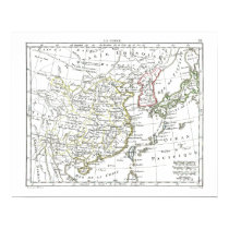 1806 Map - La Chine posters