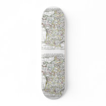1806 Map - La France en 32 Gouvernements skateboards