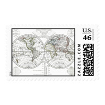 1806 Map - La Mappemonde postage by ZephyrusBooks 1806 Map - La Mappemonde postage