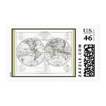 1806 Map - La Mappemonde postage by ZephyrusBooks 1806 Map - La Mappemonde postage