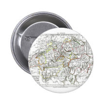 1806 Map - La Suisse Pinback Buttons
