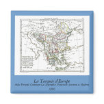 1806 Map - La Turquie d'Europe magnets