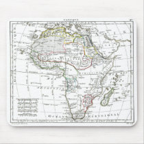 1806 Map - L'Afrique mousepads by ZephyrusBooks 1806 Map - L'Afrique mousepads