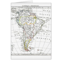 1806 Map - L'Amérique Méridionale cards by ZephyrusBooks 1806 Map - L'Amérique Méridionale cards