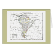 1806 Map - L'Amérique Méridionale cards by ZephyrusBooks 1806 Map - L'Amérique Méridionale cards