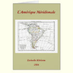 1806 Map - L'Amérique Méridionale cards